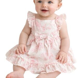 Honeydew by Gymboree Baby Girl Floral Dress & Bloomers Set